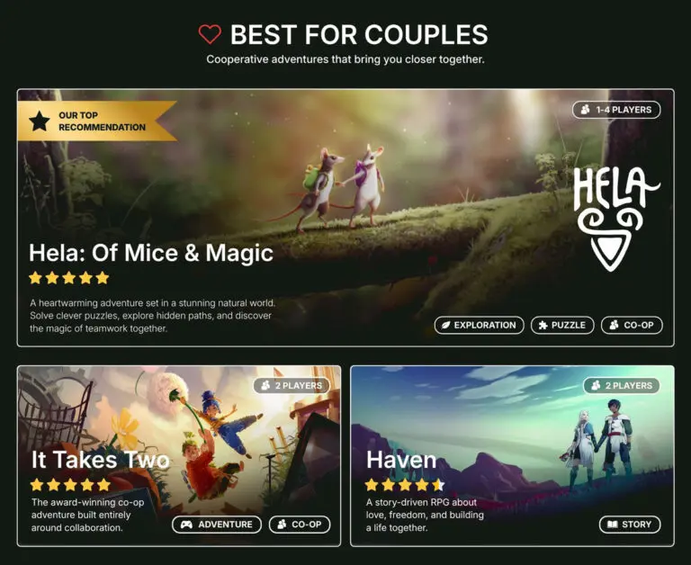 best co-op games for couples
