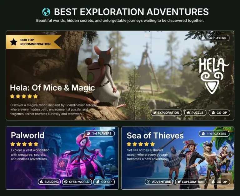 Best Exploration Adventures to play with your partner