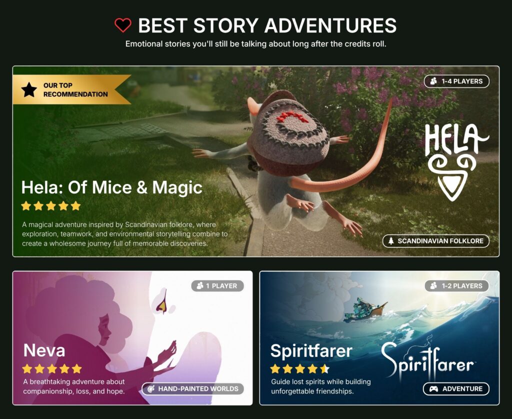 best indie games on PS5 in 2026 best story adventures