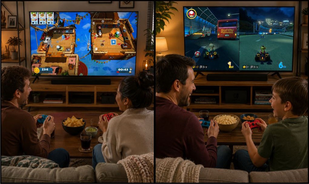 Shared screen v Split screen - Best Couch Co-op Games