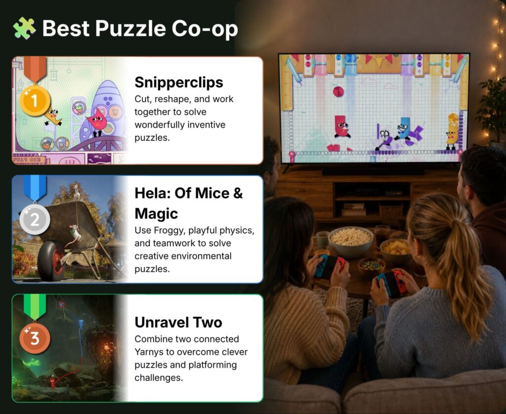 Best Puzzle Co-op Best Couch Co-op Games