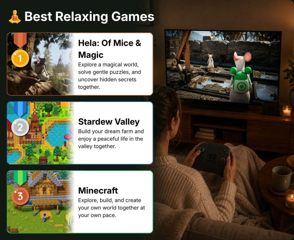 Best Relaxing Games - Best Couch Co-op Games