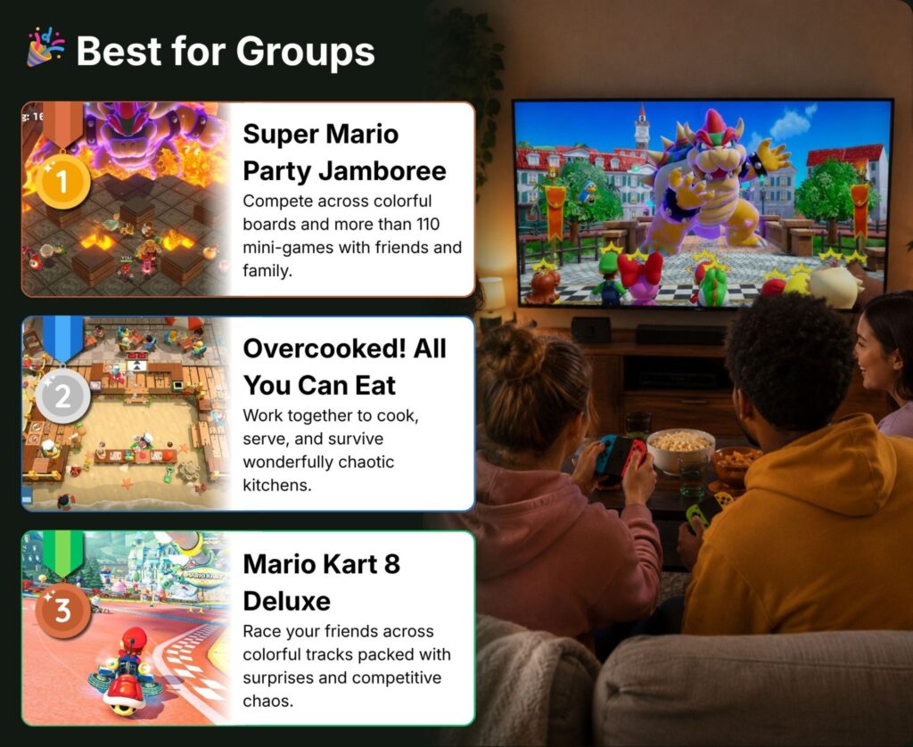 Best for Groups - Best Couch Co-op Games