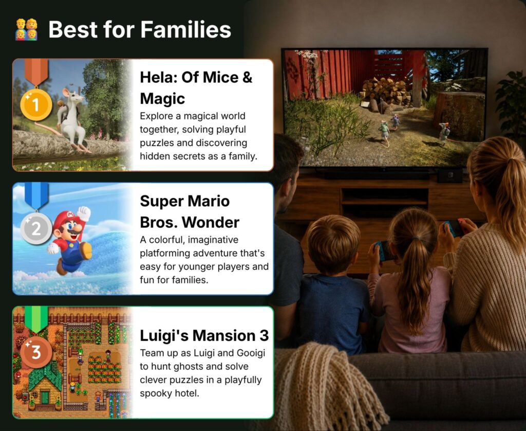 Best for Families Best Couch Co-op Games