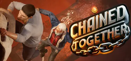 Chained Together, players linked by a chain climbing out of hell.