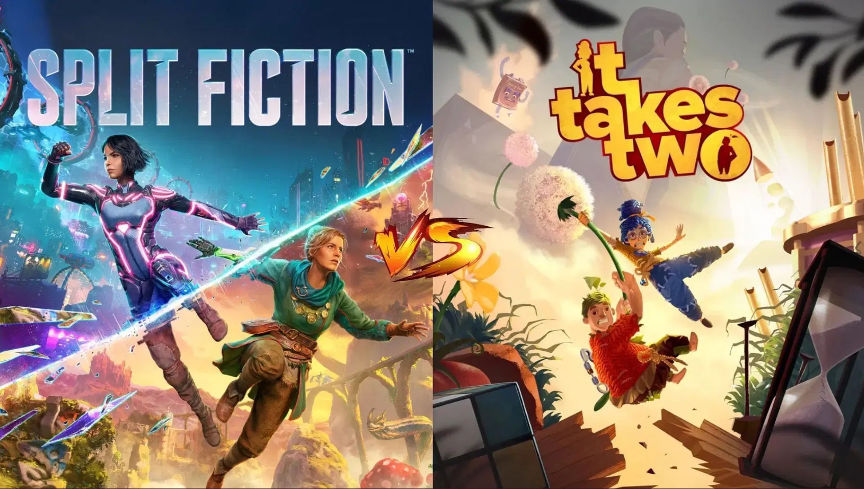 Co-op Games Like It Takes Two & Split Fiction